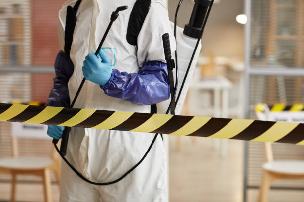 Professional Blood Cleanup technician working in Highland, AR